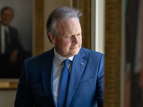 Bank of Canada Governor Stephen Poloz. The Bank of Canada has been envisaging a final resting place for rates around three per cent.