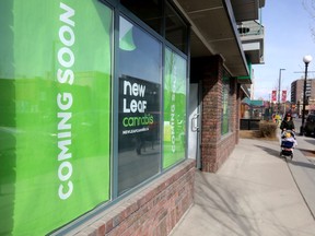 The City of Calgary is looking to extend its deadlines for pot shops to commence their development permits from one year to three to deal with the AGLC moritorium on licenses due to supply chain woes on Sunday, March 31, 2019. Darren Makowichuk/Postmedia