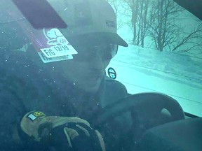 RCMP suspect this man  of stealing a black 2016 GMC Sierra Duramax pickup truck from a rural home in the Eagle Hill area near Sundre on Thursday, March 7, 2019, at about 10:45 a.m.