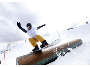 Skiers were getting in as much air and runs as they could at WinSport as this weekend is your last chance to enjoy the snow with lots of special events in Calgary on Wednesday, March 27, 2019. Darren Makowichuk/Postmedia