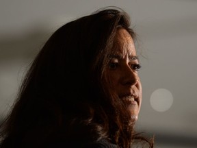 Former justice minister Jody Wilson-Raybould gives the keynote speech to the First Nations Justice Council in Richmond, B.C., on Wednesday, April 24, 2019.