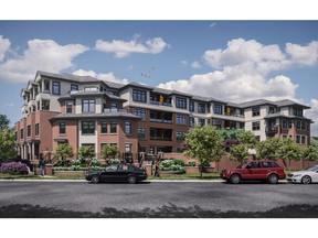 An artist's rendering of the exterior of Scarboro 17, by Bow Developments.