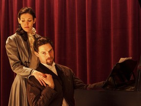 David Haysom and Val Duncan as Hugo Wolf and Melanie Kochert in the premiere of Wolf on the Ringstrasse