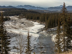 File photo of the terrain west of Sundre where a hunter was found safe on Monday, April 1, 2019.