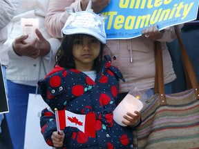 Calgaryís Sri Lanka community held a Candlelight Vigil at City Hall in honour and memory of the victims and survivors from the bomb attacks on Easter Day on Wednesday, April 24, 2019. Darren Makowichuk/Postmedia