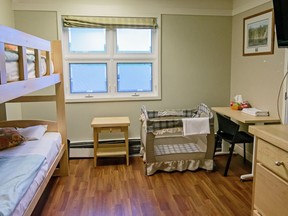 Families or persons fleeing family violence are provided with accommodation at Calgary WomenÕs Emergency Shelter. Photo shows one of the rooms at the shelter on Wednesday, May 15, 2019. Azin Ghaffari/Postmedia Calgary