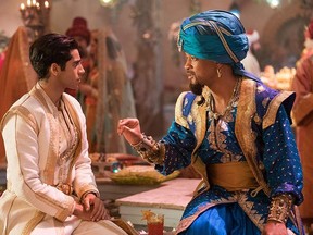 Will Smith and Mena Massoud in Aladdin (2019)  Courtesy of Disney Pictures