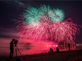 The Philippines lights up the night at Globalfest on Tuesday August 21, 2018. Gavin Young/Postmedia