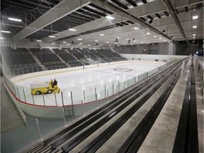 Arena one with seating for 2500 spectators at the Tsuut'ina Seven Chiefs Sportsplex and Chief Jim Starlight Centre was unveiled for Calgary media on Tuesday May 21, 2019. Gavin Young/Postmedia