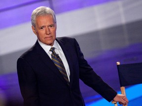 Host of "Jeopardy!" Alex Trebek attends a press conference to discuss the upcoming Man V. Machine "Jeopardy!" competition at the IBM T.J. Watson Research Center on January 13, 2011 in Yorktown Heights, New York.