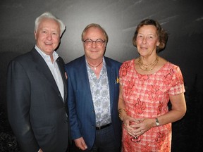 Alberta Ballet owes much of its success to Larry Clausen, who has been an integral part of the company since 1990. A select group of guests gathered at Studio Bell April 24 to support the launch of the Larry Clausen Sustainability Fund in support of the ballet. Pictured with Clausen (centre) are Sen. Doug Black and his wife Linda.