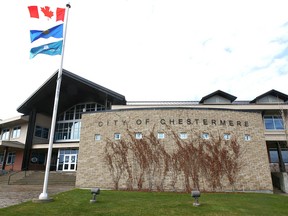 The City of Chestermere town hall is pictured  Wednesday, May 8, 2019. The city is about 20 km east of Calgary on Highway 1 and has a population of about 20,000. Jim Wells/Postmedia