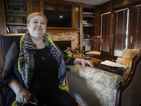 Alla Wagner is shown at her house in Millarville on Friday, May 3, 2019. She's using an unusual method to sell her home.