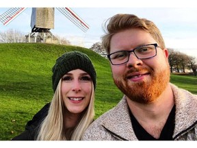 Christine Archibald and Tyler Ferguson, Archibald was on London Bridge with her fiancee, Tyler Ferguson, when she was struck by a speeding van that plowed into a crowd of people.
