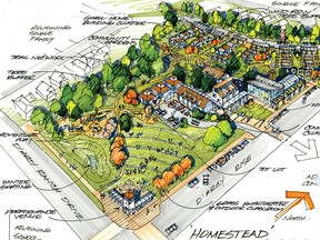 A rendering of the Homestead Project approved for Okotoks.