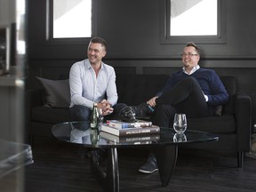 Virtuo co-founders Casey Kachur and Nate Edwards say the estimated 20 to 40 hours a homebuyer spends on
settling into their new digs can be reduced to a 10-minute phone call.