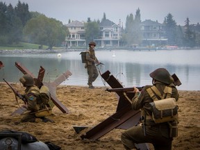 From the D-Day Heritage Minute, filmed on McKenzie Lake in Calgary. Courtesy, Historica Canada.