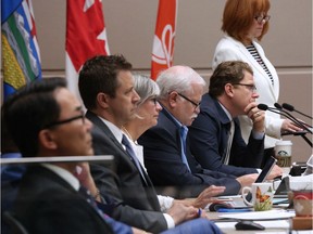 Councillors listen to business owners during a special Calgary City Council on tax relief after city businesses saw huge hikes in  taxes. The meeting took place on Monday morning June 10, 2019. Gavin Young/Postmedia