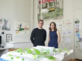 Jessie Andjelic and Philip Vandermey of SPECTACLE Bureau of Architecture and Urbanism. Supplied photo for David Parker column, June 2019.