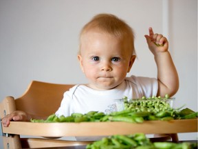 While probiotics may health, fresh foods and fibre can help babies have healthy stomachs.  Getty Images