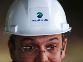 Byng Giraud of Woodfibre LNG at the WoodFibre project site in Howe Sound south of Squamish, B.C.