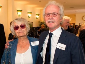 Pictured at Alberta Champions' unveiling of the sixth Field of Fame at Spruce Meadows are Alberta Champions director Connie Osterman and president Gordon Hoffman.