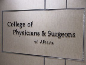The office of the College of Physicians and Surgeons.