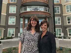 Horizon Housing CEO Martina Jileckova, left, and COO Louise Fisher. For David Parker column June 20, 2019.