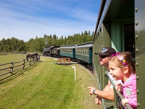 You can ride a train and a paddlewheeler, for no extra charge when you visit Heritage Park Historical Village.