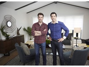 "Property Brothers" Jonathan, left, and Drew Scott. MUST CREDIT: HGTV
