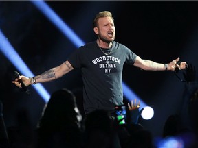 Corey Hart performs "Sunglasses at Night" at The Juno Awards in London, Ont. on Sunday March 17, 2019. Derek Ruttan/The London Free Press/Postmedia Network