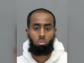 Ayanle Hassan Ali, who stabbed two people at a Canadian Armed Forces recruiting centre in Toronto in 2016.