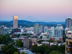City view of Portland