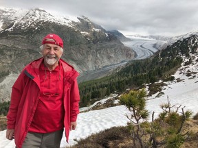 81-year-old hiking guide Edelbert Kummer takes visitors on treks year-round in the Swiss Alps. Val Fortney photo