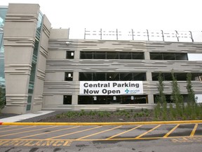 Exterior of the new Foothills Hospital parkade is shown on Tuesday, July 2, 2019.