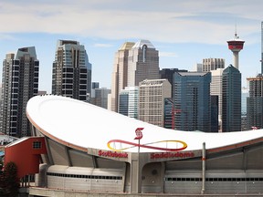 City council is discussing a tentative agreement between the City of Calgary, the Calgary Flames and the Calgary Stampede to build a new NHL arena to replace the Saddledome. Al Charest / Postmedia