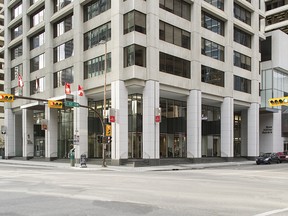 Exterior photos of the newly renovated Bow Valley Square