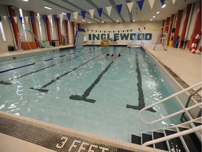 Inglewood Pool in SE Calgary, Alberta on July 26,2012.