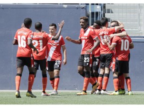 Cavalry and Valour FC played to a 1-1 draw in Winnipeg on Saturday.