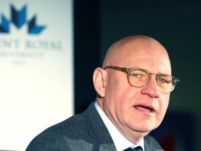 David Docherty, president of Mount Royal University board of governors, pulled in total earnings of $737,520 in 2018.