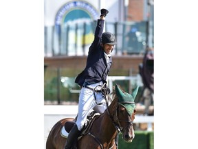 Rowan Willis (AUS) & Everse W, winners of the 2019 Sun Life Financial Derby - photo by Spruce Meadows Media/Mike Sturk