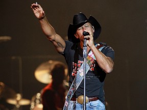 Tim McGraw closed out Stampede 2019 with his chart-topping country show at the Saddledome. This picture was taken in Edmonton.