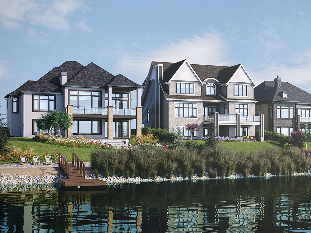 Purchase lakefront property in the Edgewater Collection in Harmony