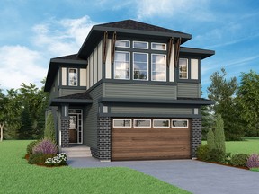 A rendering of the Jasper model home by Broadview Homes is shown here and available in the new community of Hudson in Creekstone.