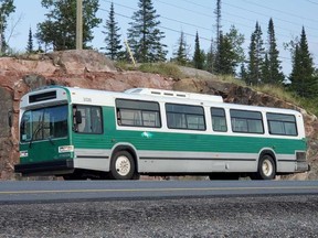 Matthew Howe and Toby Oronos purchased a 1990 bus that had recently been retired by Spruce Meadows. Howe drove it across the country from Calgary to Toronto, where it will be kept as a relic. (Supplied)