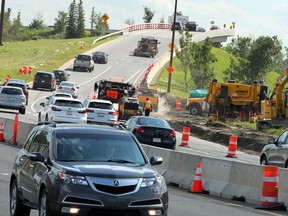 The Crowchild Trail fly-over to eastbound Glenmore Trail will be reduced to one lane until Tuesday, Aug. 6th at 5:00 AM.