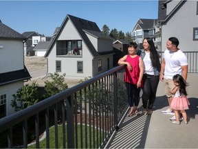 Adding a carriage house to their new home in Currie means that Anita Tsang can be close to her daughter Sarah Li and her husband Ivan Li and their daughter Samantha Li, 2.