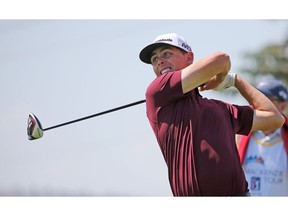 Patrick Murphy tees off in the ATB Financial Classic in Calgary on Thursday August 8, 2019. Gavin Young/Postmedia