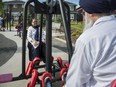 Redstone's ParticiPark offers adults a place to work out, as well as a community meeting place.