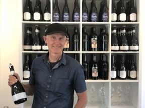 Ian Macdonald is pictured in his winery's premium lounge. Ian is a long-time Calgarian who founded Liquidity just over a decade ago. They are a boutique winery that last year, won two international wine awards.